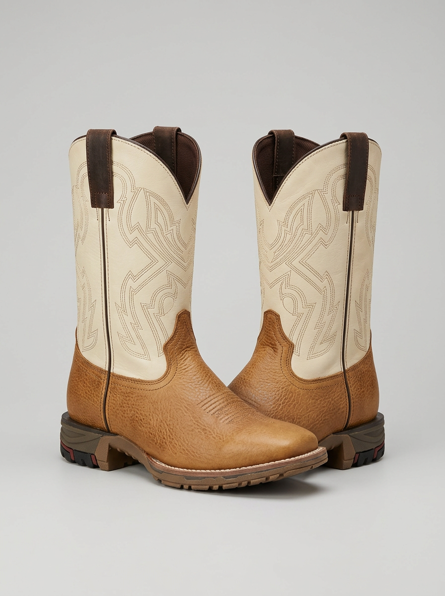 Bota Country Creme